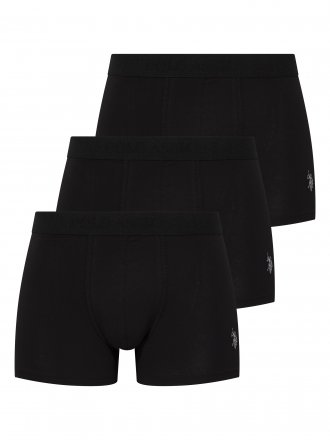 U.S. POLO ASSN. 3Pack boxerky 80173 černé 
